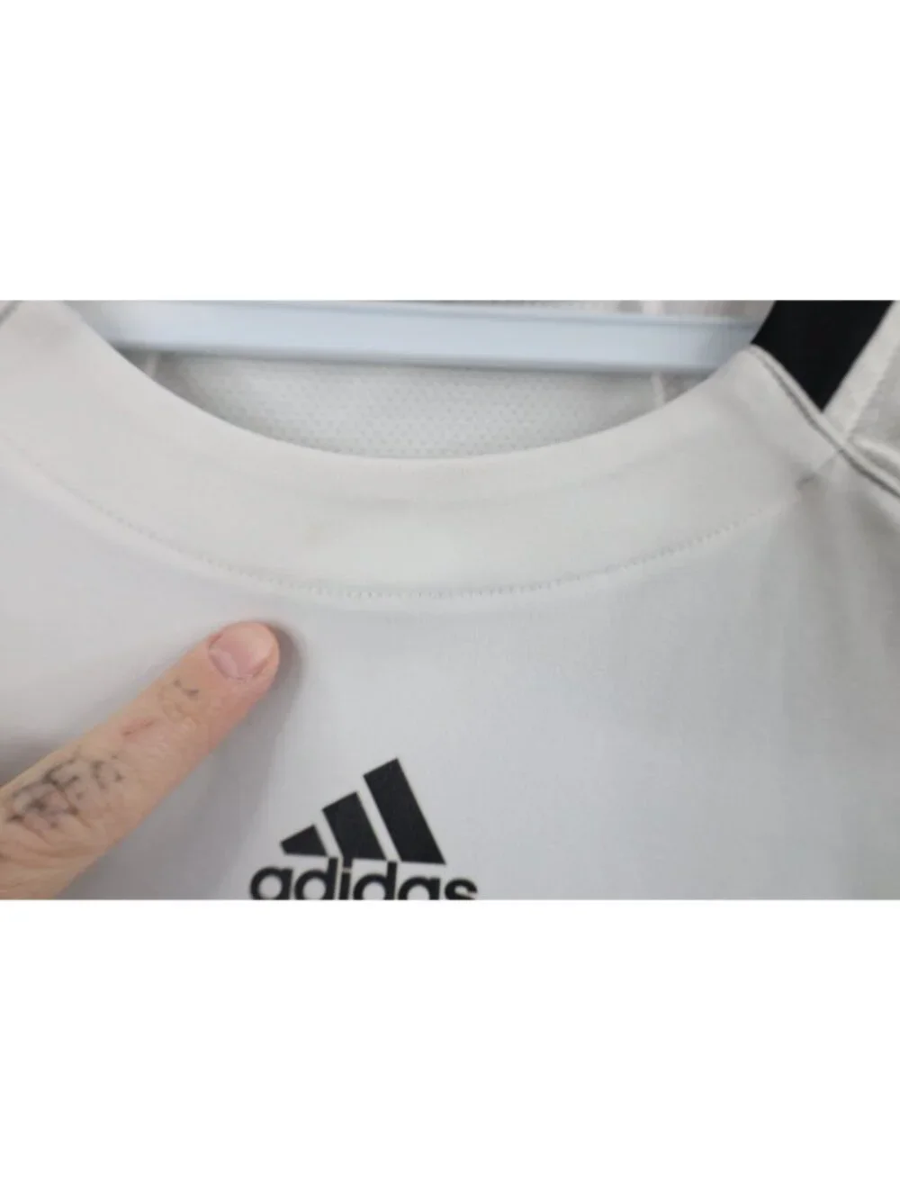 Adidas Mens XL Team Issued Western Michigan University Football T-Shirt White
